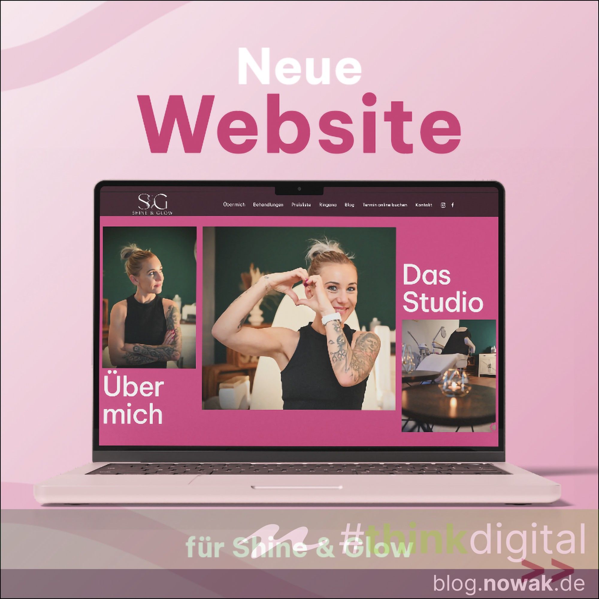 Werbung für Kosmetikstudio Werbeauftritt